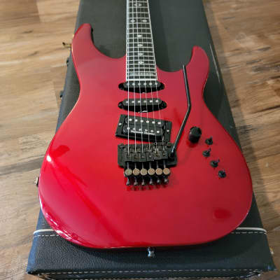 Kramer American Stagemaster Custom Electric Guitar 1980s Candy Red W/OHSC image 2