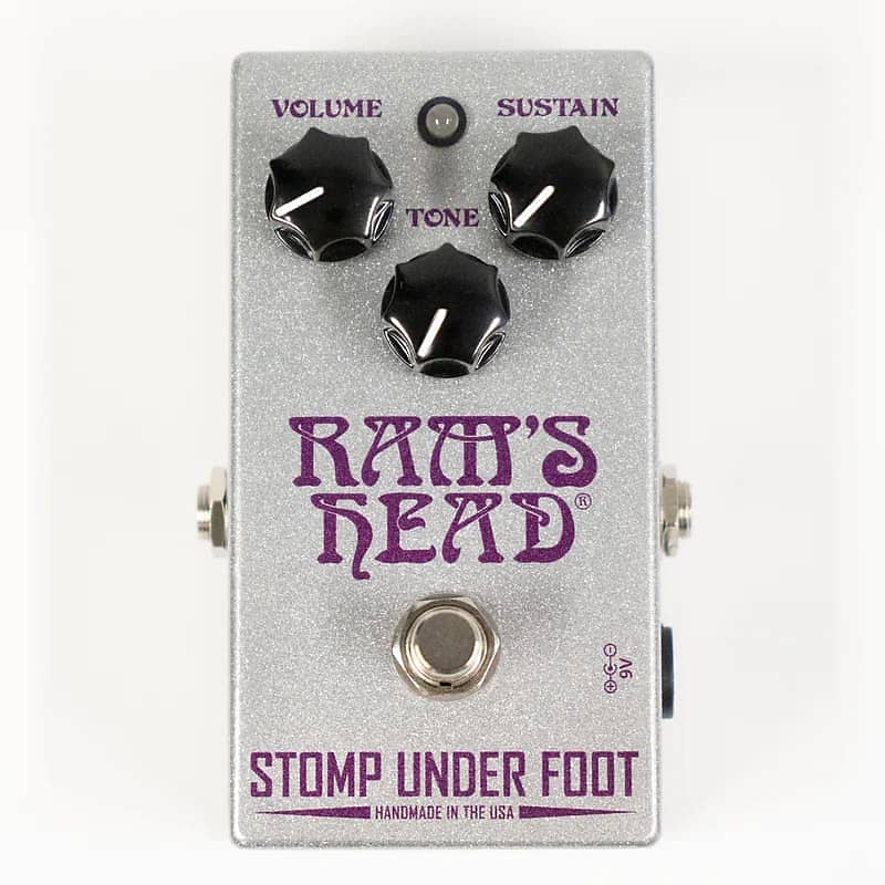 Stomp Under Foot Ram's Head (Violet Version) Fuzz Pedal | Reverb