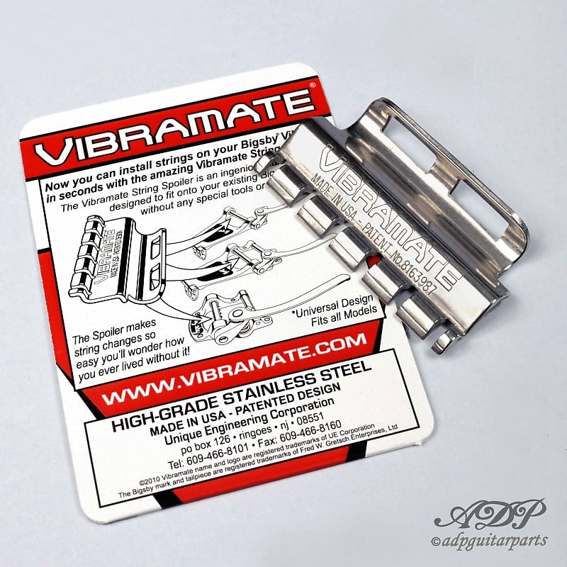 最旬ダウン Chrome Vibramate String Spoiler Accessory For Bigsby | Reverb ギターアクセサリ
