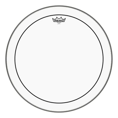 Remo - PS-0320-00- - **Special Order**, Batter, Pinstripe, Clear, 20" Diameter image 1