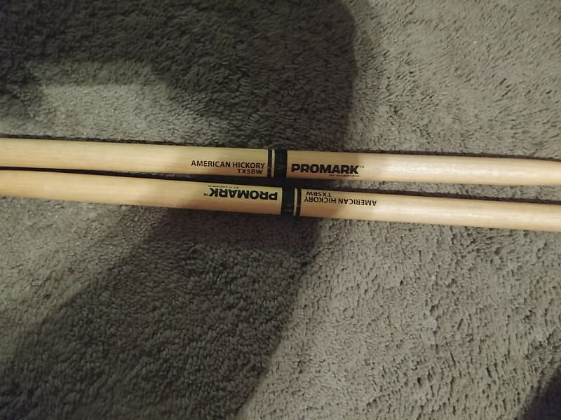 Pro-Mark TX5BW Hickory 5B Drum Sticks (Pair) image 1