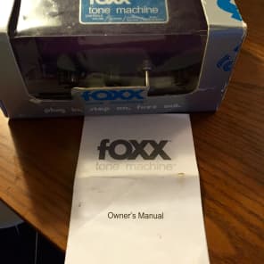Foxx Tone Machine RI Purple Octave Fuzz in Box w/ Papers collectible! image 2