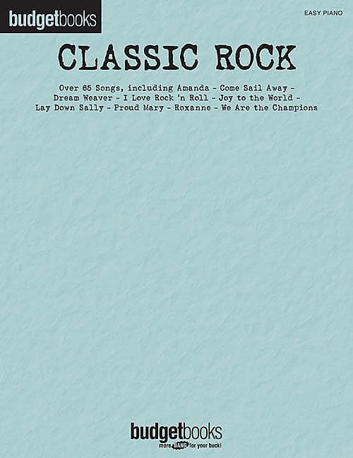 Classic Rock Easy Piano Songbook | Reverb