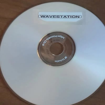 Korg Wavestation (5 card) sysex library on CD