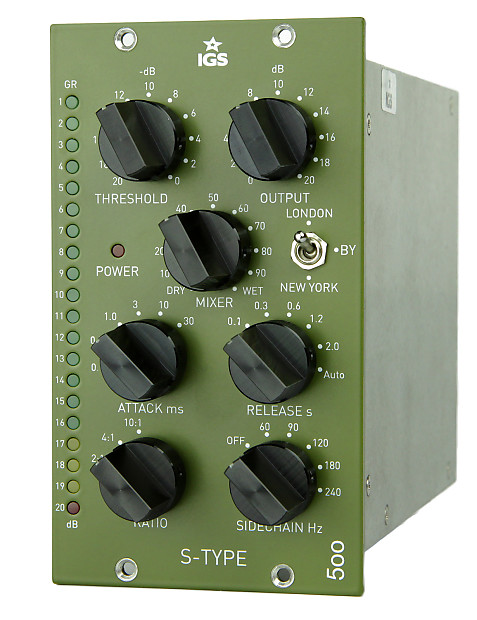 IGS Audio S-Type 500 Series Stereo Buss Compressor Module image 1