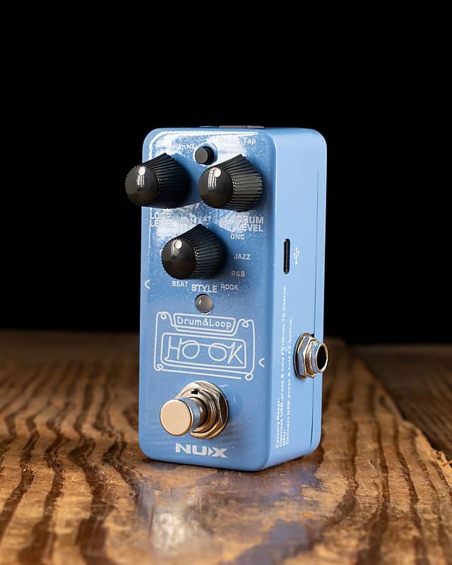 NUX Hook NDL3 Mini Drum & Loop Pedal Reverb