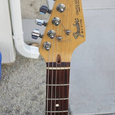 Fender Strat Plus Like. 1989 Deluxe American Stnd.  Gold Lace Sensors CAR image 7
