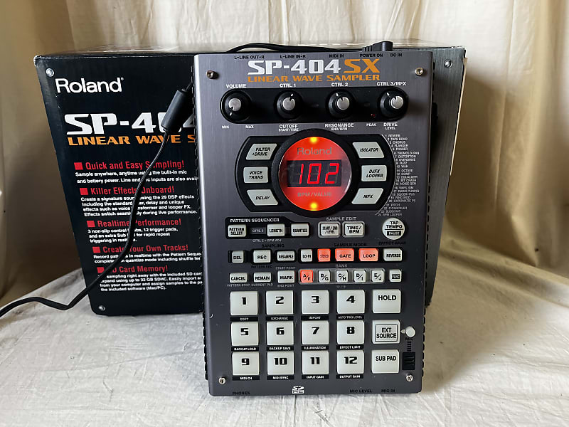 Roland SP-404SX Linear Wave Sampler SP404SX w/ box, 1GB card