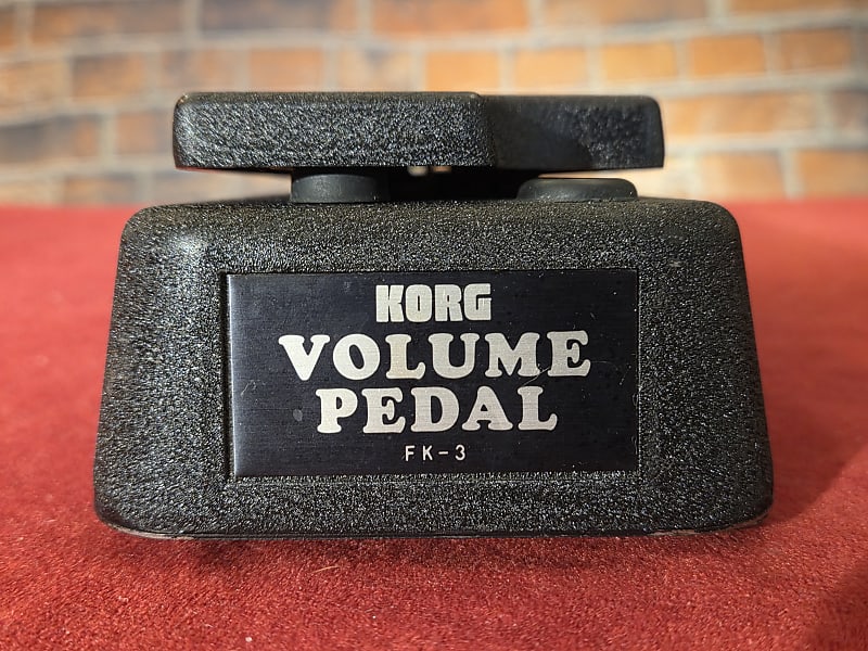 KORG FK-3 VOLUME PEDAL ビンテージ Vintage 1980s Korg FK-3 Volume Pedal Black | Reverb