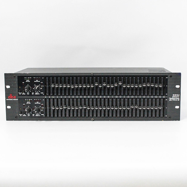 dbx 2231 2-Channel 31-Band Graphic Equalizer/Limiter w/ Type III Noise Reduction image 1