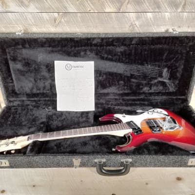 1987 Mosrite Ventures Model Sunburst USA Handmade by Semie Moseley image 16