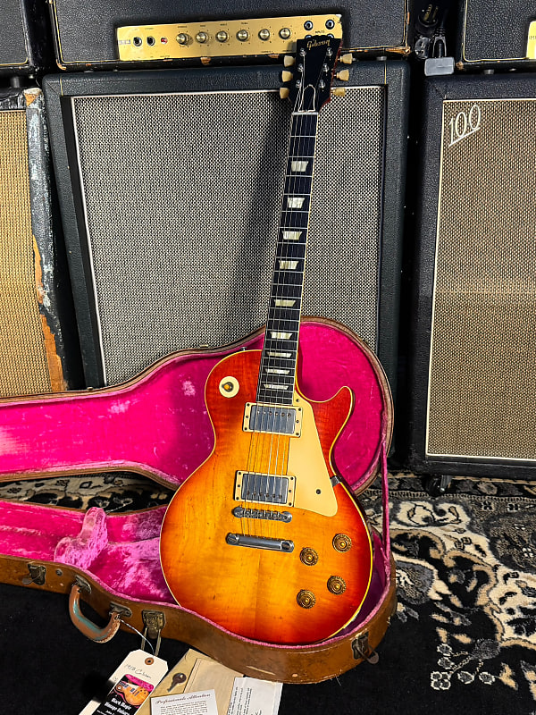 書 The GIBSON Les Paul Standard 1958-1960 Gibson 1958 Les Paul Standard Reissue VOS - Bourbon Burst