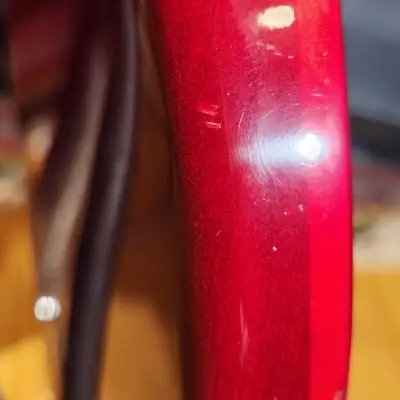 USA Hamer 1997 Studio Archtop Maple Flame Carved Top Cherry Sunburst And Hamer Hard Case image 16