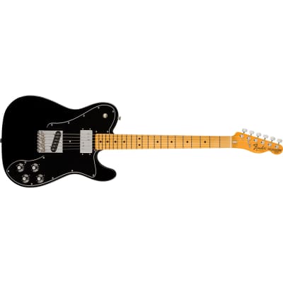 Fender American Vintage II 1977 Telecaster Custom Electric Guitar Maple Fingerboard Black - 0110442806 for sale