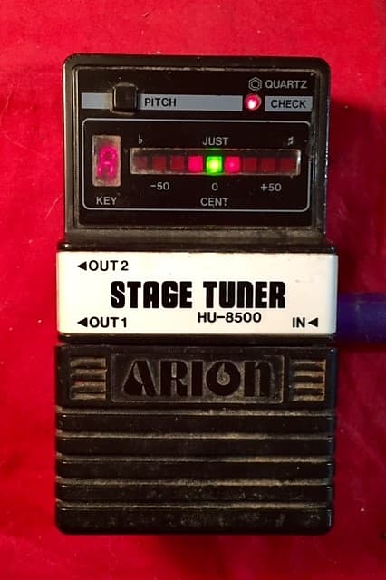 Vintage Arion HU-8500 Stage Tuner (Japan) *Collectors Item* Getting Scarce - What Kurt Cobain used. image 1