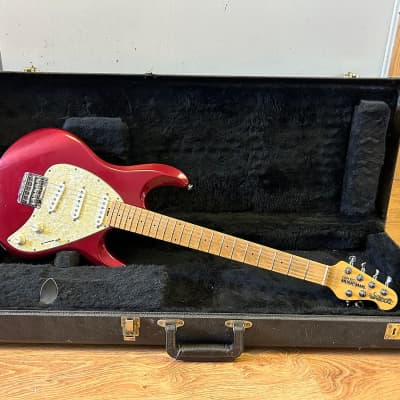 Music Man Silhouette Special Candy Apple Red 1996 Electric Guitar for sale