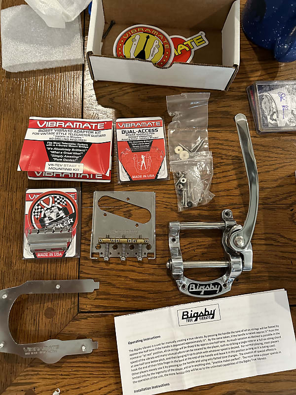 Bigsby B5, Vibramate V5-TEV-2-SS, string spoiler , and | Reverb