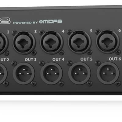 Behringer SD8, 8 Outputs Stage Box With 8 Remote-Controllable Midas Preamps image 3