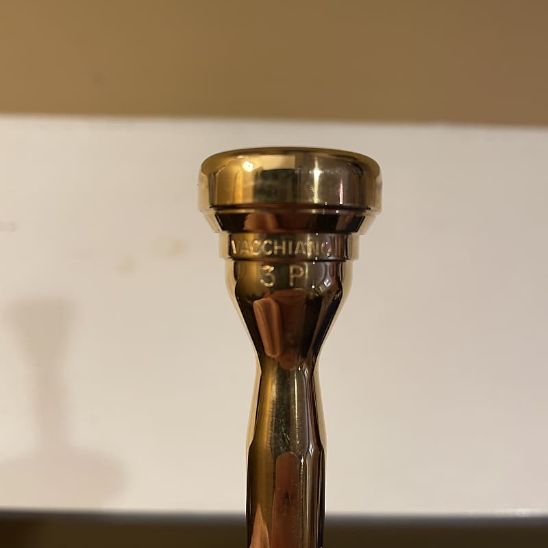 Stork 3p piccolo trumpet mouthpiece gold plate (trumpet Reverb