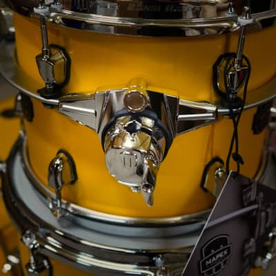 Mapex SATURN EVOLUTION WORKHORSE 5 PIECE SHELL PACK WITHOUT SNARE Tuscan Yellow image 6