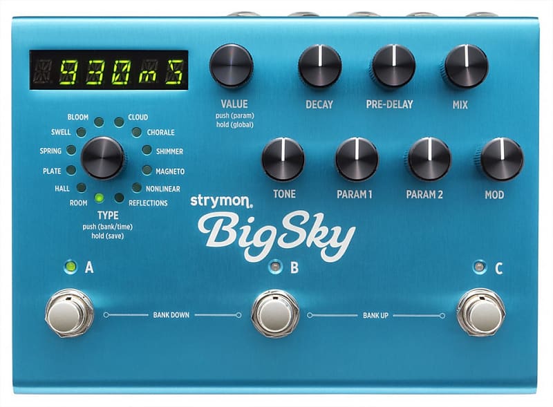 strymon | BigSky MX | リバーブ・エフェクター | 製品情報
