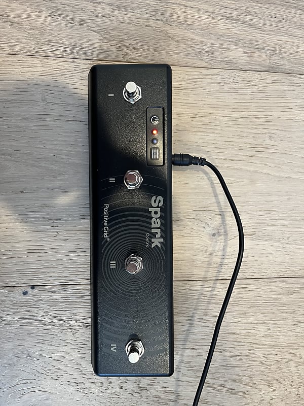 Positive Grid Spark 40 with two foot switches