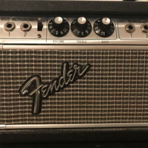 Fender Bassman 68 Amp + 2x15 Cab 1968 Silverface alutrim dripedge image 10