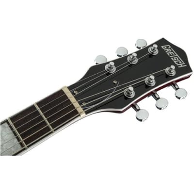 Gretsch G5220LH Electromatic Jet BT Single-Cut V-Stoptail Left-Handed Electric Guitar, Laurel Fingerboard, Dark Cherry Metallic image 7