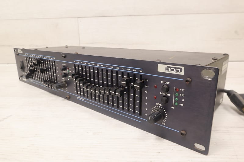 DOD R830 C Series Dual 15 Band Equalizer Rack Unit USA Made Reverb