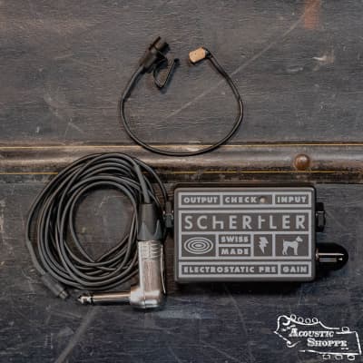 Schertler STAT-V-SET Violin Pickup, Preamp, and Cable w/ Volume Control image 1