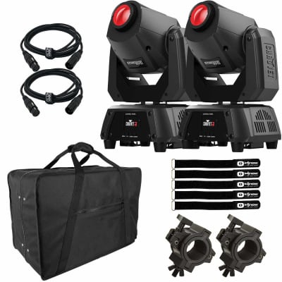 7R 230W Sharpy Beam DJ Moving Head with 2-in-1 Flight Case [PAIR]