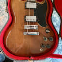 1974 Gibson SG Standard Walnut • NO break ! • Tar back PU • Limited African Ebony unbounded board