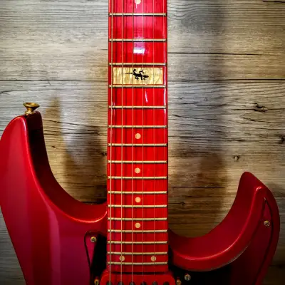 Fernandes LA-115KK L'Arc-en-Ciel Ken Signature Model Red
