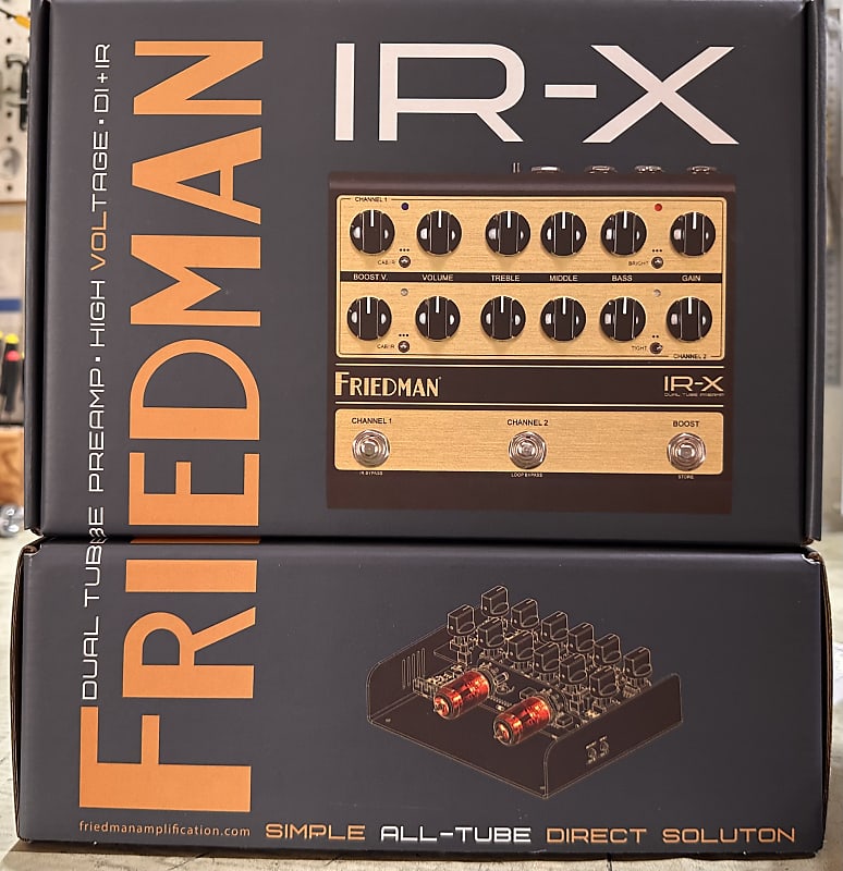 新製品情報】FRIEDMAN IR-D DUAL TUBE PREAMP | Musette Japan