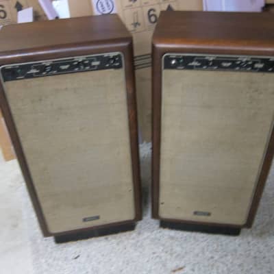 Rare Pr Vintage Advent Powered Speakers largest first version, Need restoration, See Description + P image 1