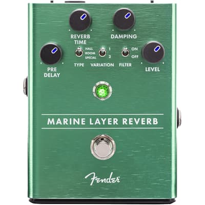 Fender Marine Layer Reverb Guitar Effects Pedal  (023-4532-000) image 1