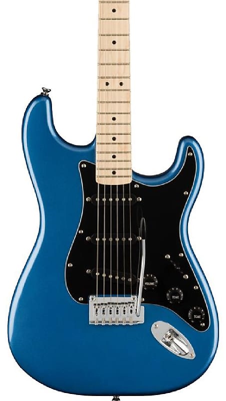 Squier Affinity Series Stratocaster Maple Fingerboard Electric Guitar Lake Placid Blue image 1