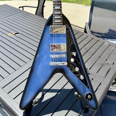 1984 Greco Japan GTV-60 TUSK Flying V Purple Burst | Reverb