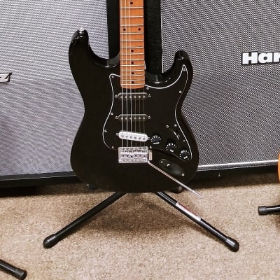 Harmony Stratocaster 80's Glossy Black image 2
