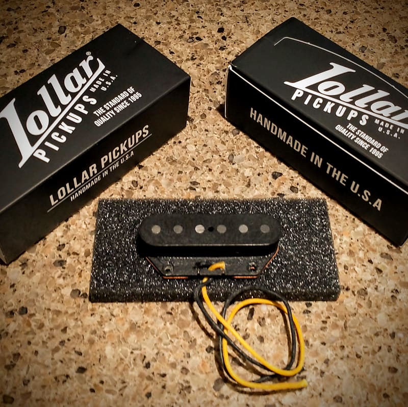 LOLLAR, "J Street" Tele bridge pickup 2020 black Reverb