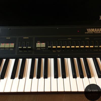 Yamaha Sk-15 vintage analog string machine, poly synth & organ / Serviced / with original hard case image 7