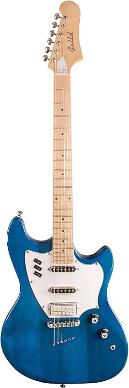 Guild Newark Series Surfliner 6 String Solid-Body Electric Guitar, Catalina Blue image 1