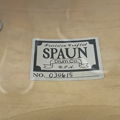 Spaun Drum Co. Snare 6.5" x 14" image 5