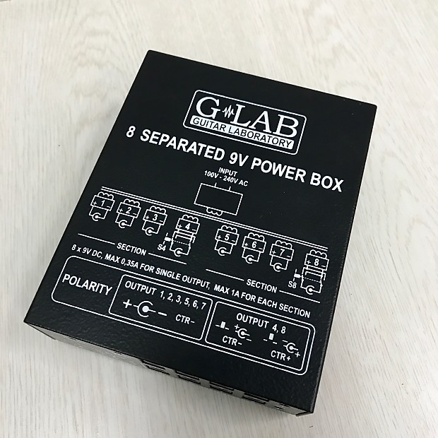 Brush eight / 【SOLD】G-LAB 8 SEPARATED 9V POWER BOX PB-1