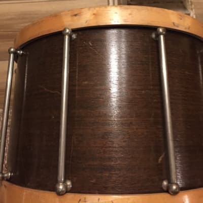 Ludwig Marching Snare 1940's - Brown image 2