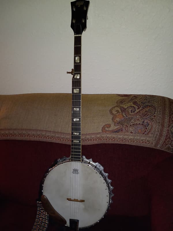 Hondo  HB75A MIK 5-string banjo with gig bag image 1