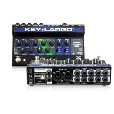 Radial Engineering Key-Largo Keyboard Mixer and Performance Pedal ...
