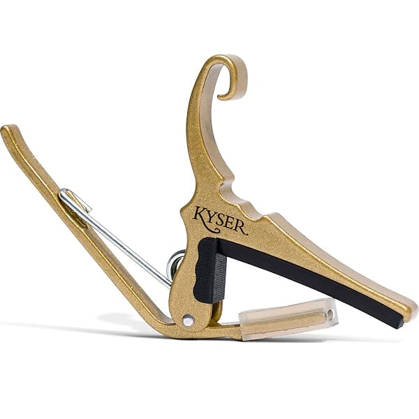 Kyser QuickChange Guitar Capo Gold Reverb