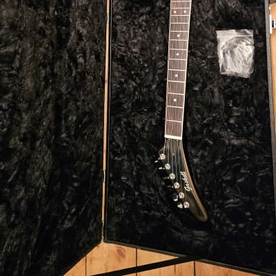 Gaskell Guitar Australia left handed custom Explorer electric with hard case image 15