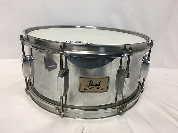 Pearl steel shell rusted snaredrumスネアドラム Pearl USED 中古 SensiTone Steel Snare Drum [14×6.5] ｜イケベ